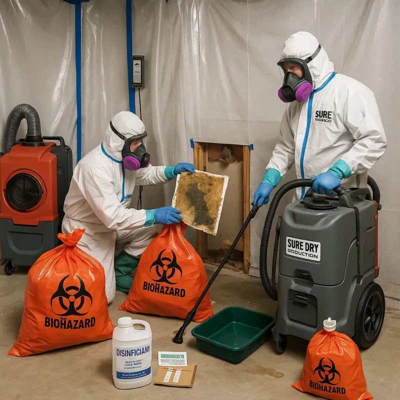 Contaminated Water Handling Protocols process in Middletown, CA